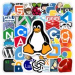 Development Stickers Programming JS Docker Html Application Geek Hacker DIY Decorative Decal for Laptop Phone Luggage Waterproof