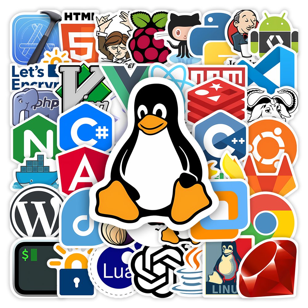 6a0406da5b87239bb56be85a90f4a140f7924f6b926fb303df79e.jpg Development Stickers Programming JS Docker Html Application Geek Hacker DIY Decorative Decal for Laptop Phone Luggage Waterproof - Image 1