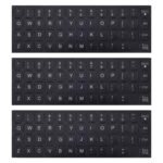 English Spanish Italian Korean Keyboard Stickers Frosted PVC Language Keyboard Sticker For Laptop Desktop PC