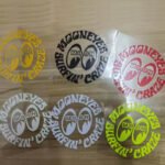 MOON Circular Laptop Decorative Stickers Motorcycle Car Modification Reflective Waterproof Decals for Windshield Fuel Tank