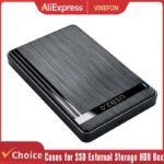 2.5" SATA to USB3.0 HDD Enclosure Mobile Hard Drive Cases for SSD External Storage HDD Box With USB3.0/2.0 Cable ABS