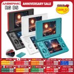 Anbernic RG DS Handheld Game Console 4" IPS Dual Screen Android 4000mAh Flip Video Games Player Supports RixelHK Wifi Streaming